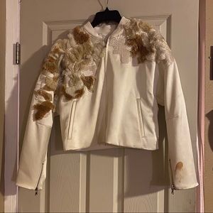 Phillip Lim Satin Embroidered Jacket